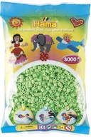 Prace ręczne dla dzieci - Hama 201-47 - zielony pastelowy - 3000 koralików midi - miniaturka - grafika 1
