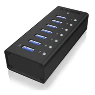 Huby USB - IcyBox IcyBox IB-AC618 Aktywny 7-portowy Hub 1_635351 (NUICYUS7P000003) - miniaturka - grafika 1