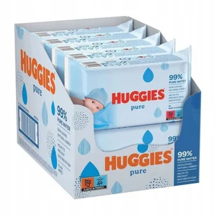 HUGGIES PURE 99% WODY WIPES CHUSTECZKI NAWILŻANE 10 x 72 = 720 JUMBO PACK - Chusteczki nawilżane - miniaturka - grafika 1