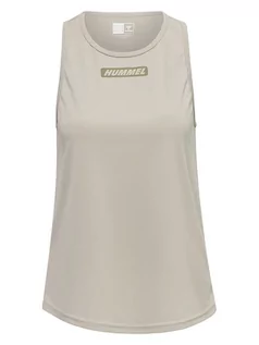 Koszulki sportowe damskie - Hummel Top sportowy "TE Tola" w kolorze kremowym - grafika 1
