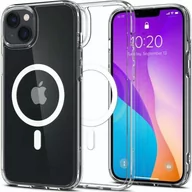 Etui i futerały do telefonów - Spigen Etui Crystal Hybrid Mag MagSafe do iPhone 14 przezroczysto-białe - miniaturka - grafika 1