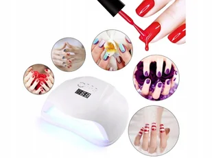 Lampa UV do Paznokci LED Hybrydy Żele Manicure Pedicure 54W Biały - Lampy UV do paznokci - miniaturka - grafika 1