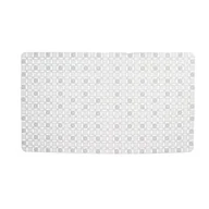 Maty antypoślizgowe - Mata łazienkowa Tiles 68 x 38 cm biały Malva - miniaturka - grafika 1