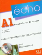 Książki do nauki języka hiszpańskiego - CLE International Język francuski,  Echo A1 - ćwiczenia, klasa 1, szkoła ponadgimnazjalna (+ CD) - Pecheur J., Girardet J. - miniaturka - grafika 1