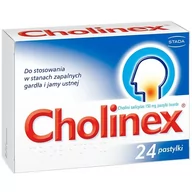 Przeziębienie i grypa - Cholinex 150mg x24 pastylki do ssania - miniaturka - grafika 1