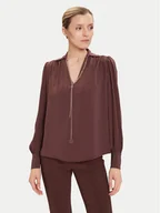 Bluzki damskie - Rinascimento Bluzka CFC0125721003 Brązowy Regular Fit - miniaturka - grafika 1