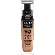 Podkłady do twarzy - NYX Professional Makeup Professional Makeup - CAN'T STOP WON'T STOP - FULL COVERAGE FOUNDATION - Podkład do twarzy - MEDIUM BUFF NYXSSMBU - miniaturka - grafika 1