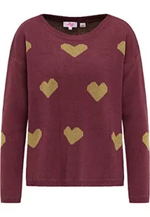 myMo sweter damski 12411191, czerwony, XS - Swetry damskie - miniaturka - grafika 1