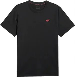 Koszulka Męska 4F T-shirt Z Logo Regular Czarny 4FWMM00TTSHM3341 Czarny 3XL - Koszulki męskie Koszulka Męska 4F T-shirt Z Logo Regular Czarny 4FWMM00TTSHM3341 Czarny 3XL - Koszulki męskie - miniaturka - grafika 1