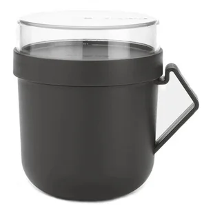 Brabantia 203824 - kubek na zupę make   take - 0,6l - dark grey kod: 20 38 24 - Lunch boxy - miniaturka - grafika 1