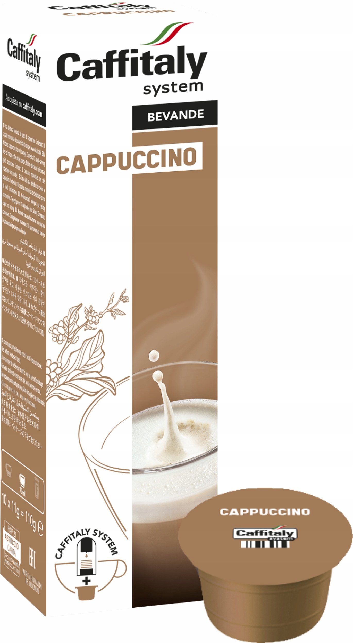 Kapsułki do Caffitaly/Cafissimo Cappuccino 10 szt.