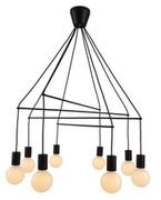 Lampy sufitowe - Candellux ALTO LAMPA WISZĄCA 8X40W E27 CZARNY MATOWY - miniaturka - grafika 1