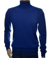 Swetry męskie - Sweter z golfem golf męski z kaszmiru i wełny merynosów kaszmirowy XXL 2XL - miniaturka - grafika 1