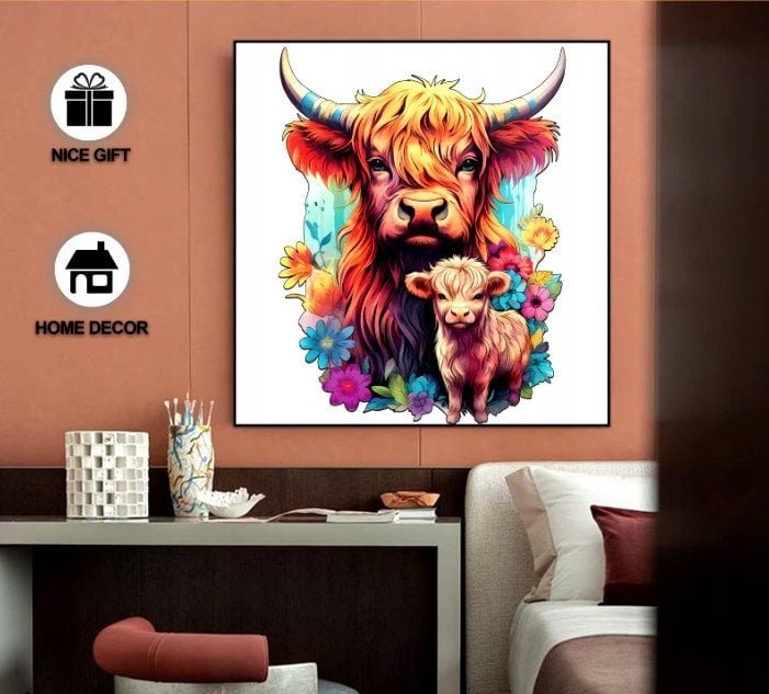 Puzzle Drewniane Wooden A3 dla dzieci i dorosłych 180 el. Byk