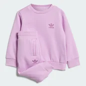Dresy i komplety dla dziewczynek - Zestaw Adicolor Crew - Adidas - miniaturka - grafika 1