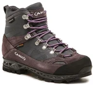 Buty trekkingowe damskie - Buty trekkingowe damskie Aku W'S TREKKER PRO GTX, grey/ deep violet, 40 - miniaturka - grafika 1