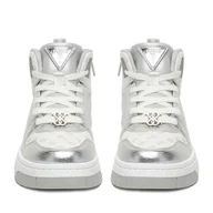 Buty dla dziewczynek - Sneakersy Guess CEO-BIC29272JJKF3GG01 Srebrny - miniaturka - grafika 1