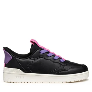 Sneakersy Geox J Washiba Fast In Gi J56NSA 05415 C0922 S Czarny - Buty dla dziewczynek - miniaturka - grafika 1