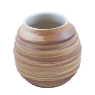 Yerba Mate - Verde Mate Ceramika Kalabasa - miód Matero - biała glazura - miniaturka - grafika 1