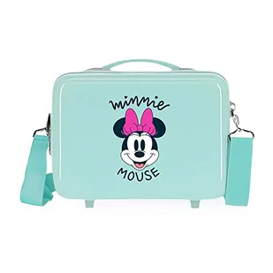 Disney Minnie Adaptowalna kosmetyczka z torbą na ramię niebieska 29 x 21 x 15 cm sztywna ABS 9,14 l - Kosmetyczki, organizery i kuferki - miniaturka - grafika 1