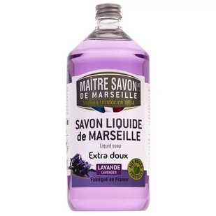 Maitre Savon De Marseille Mydło marsylskie w płynie lawendowe 1000 ml - Maître Savon - Mydła - miniaturka - grafika 1