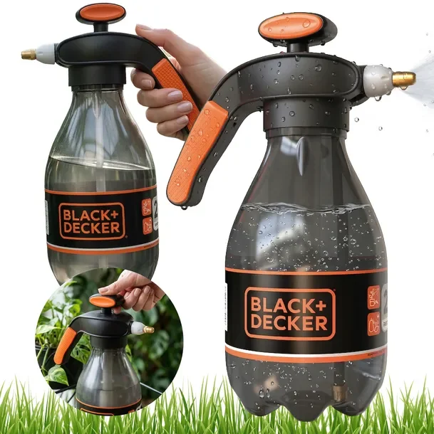 Opryskiwacz Ciśnieniowy Spryskiwacz Zraszacz Do Kwiatów 2l Black&decker