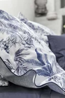 Pościel - Alexandre Turpault Poszewka satynowa Rivages Chinese Blue - miniaturka - grafika 1