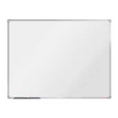 Tablice i flipcharty - boardOK Biała magnetyczna tablica boardOK, 120 x 90 cm, eloksowana rama - miniaturka - grafika 1