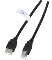 Kable komputerowe i do monitorów - EFB Elektronik K5203.0,5 kabel USB USB 2.0 0,5 m USB A USB B Czarny - miniaturka - grafika 1