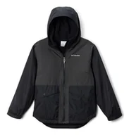Kurtki i płaszcze dla dziewczynek - Columbia Rainy Trails 2 dziewczęca kurtka przeciwdeszczowa z podszewką polarową, 1 szt - miniaturka - grafika 1