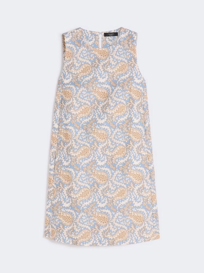Sukienka unisex max mara in stuoia azzurro altro
