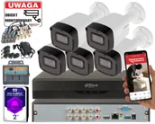 Zestawy do monitoringu - Monitoring 8MPx Dahua HAC-HFW1800TL-A-0360B Wizsense Mikrofon - miniaturka - grafika 1