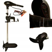 Silniki spalinowe - Nowy solidny i mocny silnik zaburtowy elektryczny 12V 750W do pontonu łodzi - miniaturka - grafika 1