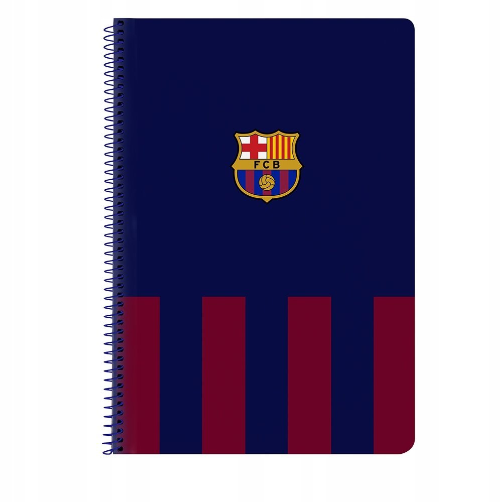 Zeszyt szkolny A4 80 Kartek w kratkę FC Barcelona Herb Wyrywane Sezon 25/26