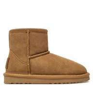 Buty dla dziewczynek - Śniegowce Mjuka Yukon NYUKO201Q S Brązowy - miniaturka - grafika 1