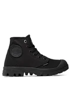 Botki męskie - Palladium Trapery Mono Chrome 73089-001-M Czarny - miniaturka - grafika 1