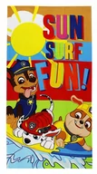 Okrycia kąpielowe dla dzieci - PAW PATROL PIESKI DUŻY RĘCZNIK NA BASEN 70X140 - miniaturka - grafika 1