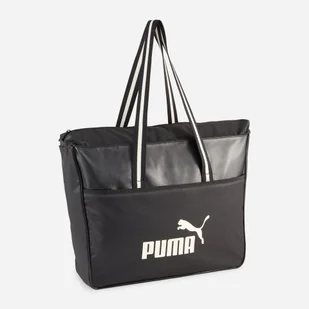 Torebka shopper duża Puma Campus Shopper 9032801 Czarna (4099685698028). Torebki i torby - Torebki damskie - miniaturka - grafika 1