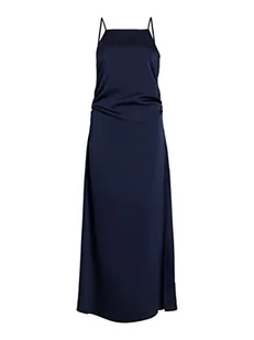 Vila Damska sukienka VIRAVENNA Singlet Slit Maxi Dress/BR/DC, granatowa marynarka, 38, granatowy blezer, 38 - Sukienki - miniaturka - grafika 1