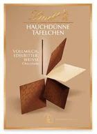 Bombonierki i czekoladki - LINDT Hauchdünne Täfelchen mieszanka cienkich tafli czekolady 125g - miniaturka - grafika 1