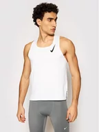 Koszulki i topy damskie - Nike Koszulka techniczna Aeroswift Singlet CJ7835 Biały Slim Fit - miniaturka - grafika 1