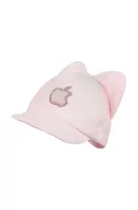 Czapki dla dzieci - Jamiks czapka z daszkiem bawełniana dziecięca ANTOINETTE kolor różowy z aplikacją - miniaturka - grafika 1