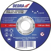 Tarcze do pił - Dedra Tarcza do cięcia stali nierdzewnej F13322 - miniaturka - grafika 1