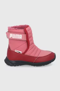 Puma Śniegowce dziecięce 380745.G kolor różowy - Buty dla dziewczynek - miniaturka - grafika 1