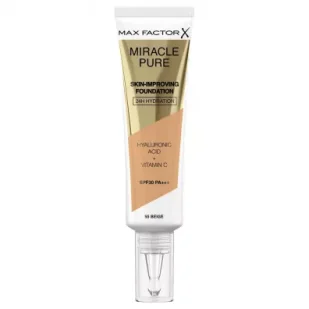 Max Factor Miracle Pure Skin-Improving Foundation SPF30 podkład 30 ml dla kobiet 55 Beige - Podkłady do twarzy - miniaturka - grafika 1