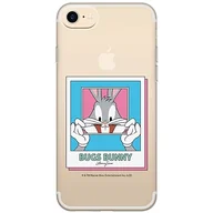 Etui i futerały do telefonów - ERT GROUP etui na telefon Iphone 7/8/ SE 2/ SE 3, case oryginalny i oficjalnie licencjonowany przez Looney Tunes, wzór Bugs 024, optymalnie dopasowane, plecki z TPU częściowo przeźroczyste - miniaturka - grafika 1