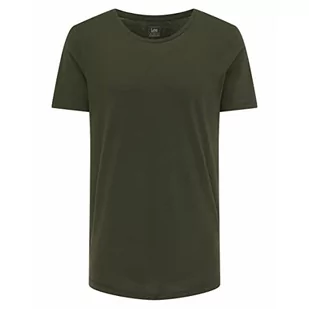Lee Męski t-shirt w kształcie Shaped Tee, Serpico Green, S - Koszulki męskie - miniaturka - grafika 1