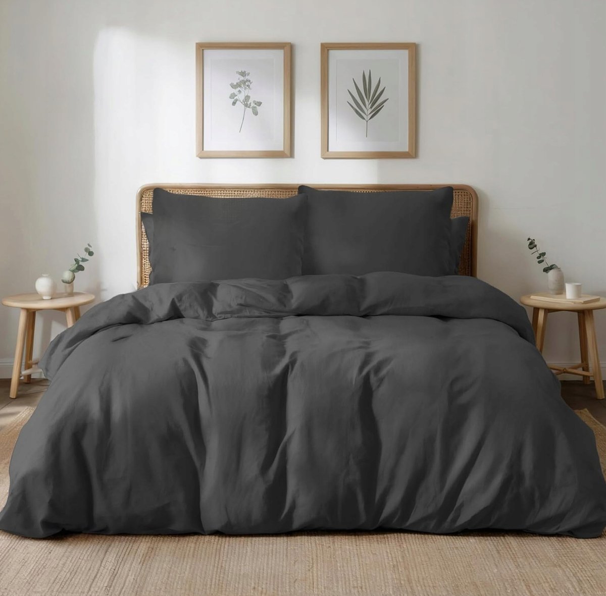 POŚCIELI ZESTAW BAWEŁNA PERKALOWA 200X220CM 2X POSZEWKI 80X80CM