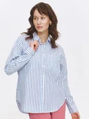 Koszule damskie - Koszula w paski o prostym fasonie - miniaturka - grafika 1