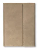 Planery - Notes książkowy zapinany Nubuk PIASEK A4 - miniaturka - grafika 1